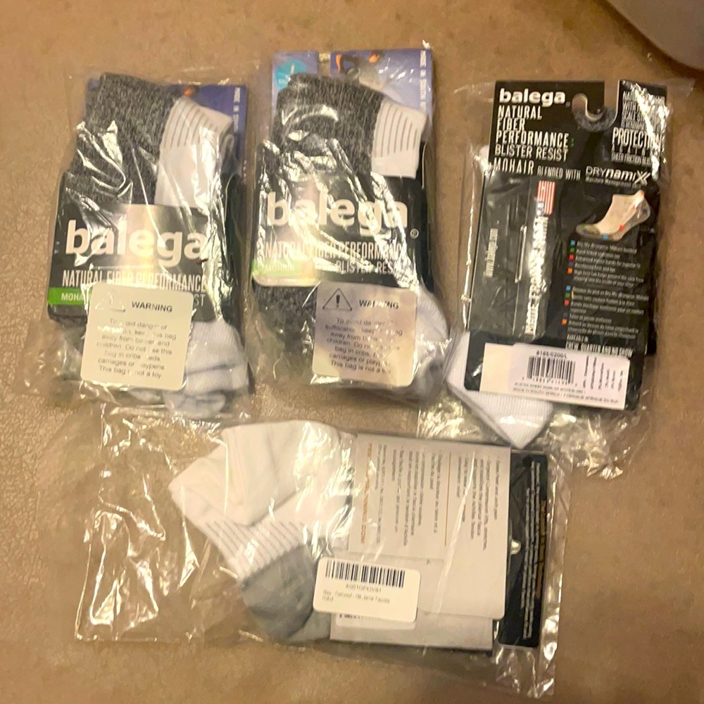 Balega sock. New never been used. Size L